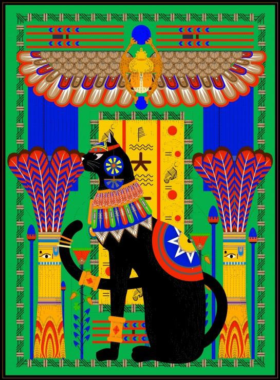 Grafika Puzzel Egyptische Kat - 2000 stukjes