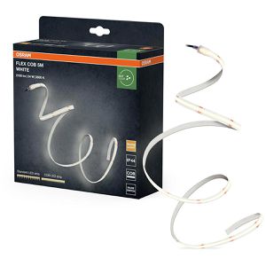 OSRAM LED-Streifen Flex COB, warmweiß, für außen, IP44 wasserfest, 230V, 5 m