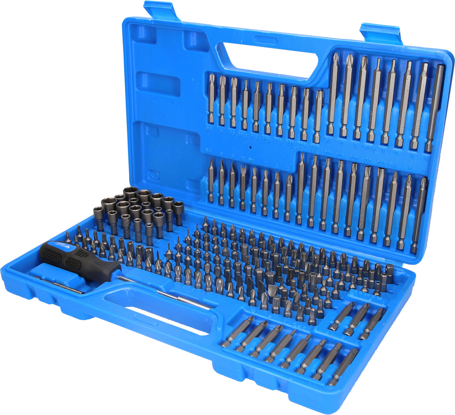 Brilliant Tools Bit-Schraubendreher Bit-Satz, 208-Tlg Bt053208