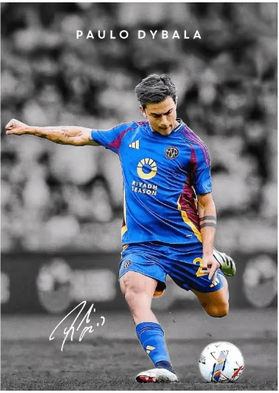 Inspire Picks Modern Soccer Player Canvas Poster Football Wall Art Decor For Home 8 20x30cm Unframed