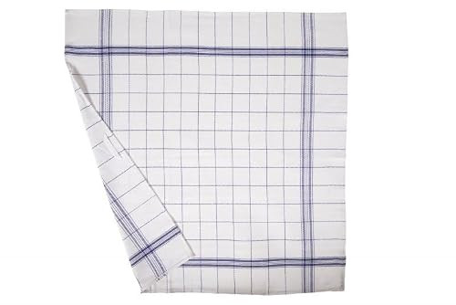 Tiseco Pro Chef Keukenhanddoeken Set van 10 - Blauw - 68 x 68 cm
