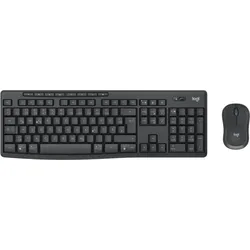 Logitech MK370 Combo for Business, kabelloses Tastatur- und Maus-Set Schwarz