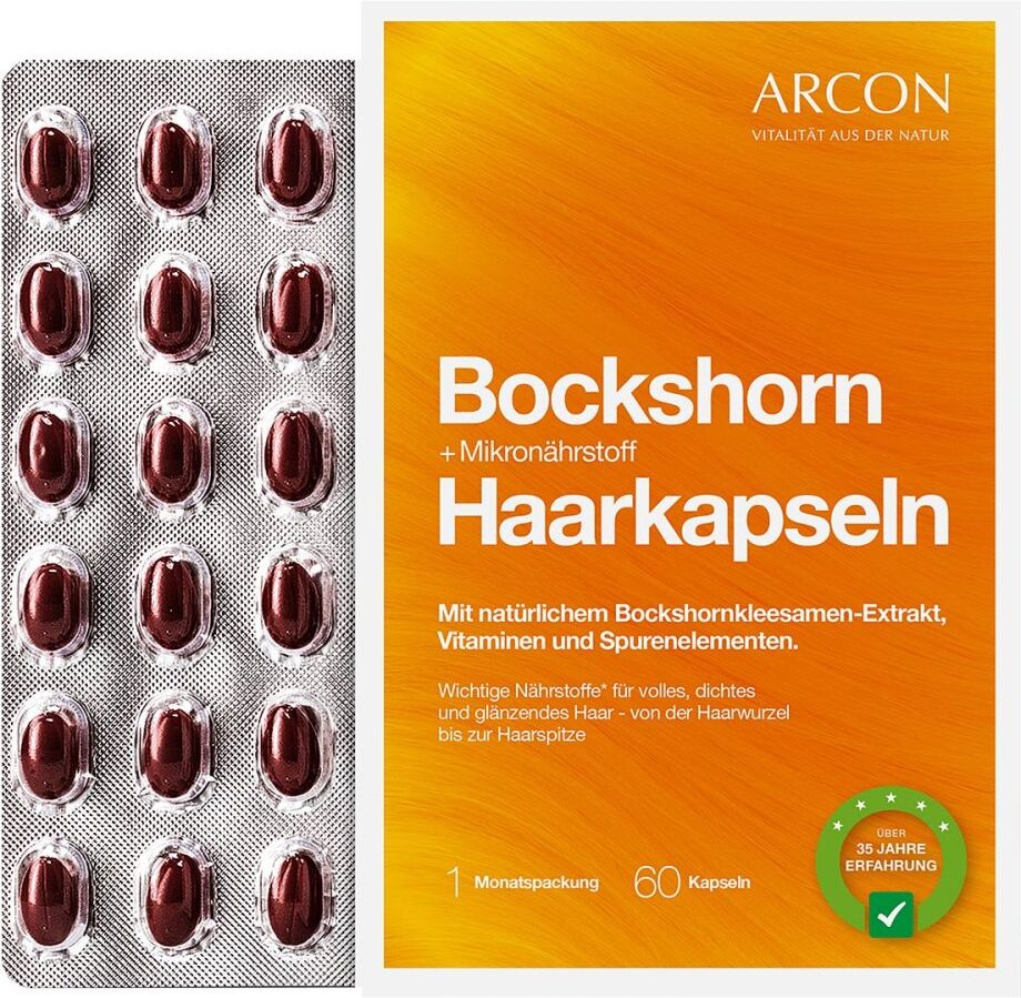 Arcon Bockshorn + Mikronährstoff Haarkapseln Tisane p 60stk