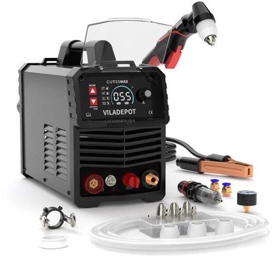 Selius Plasmasnijder 55A Pilot Arc - Digitale Contactloze Metaalsnijder - 8,8 kg
