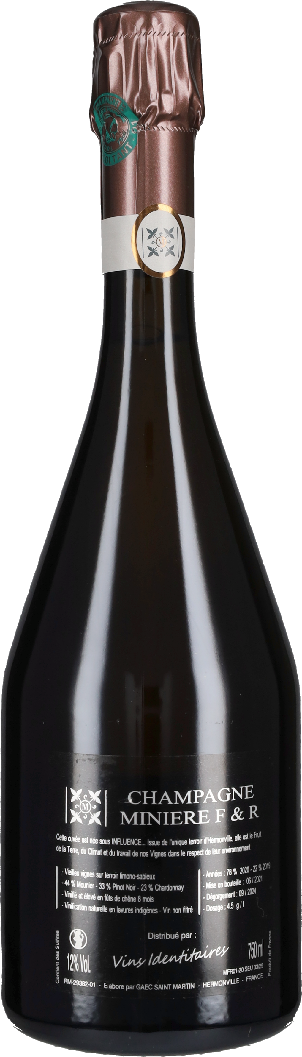 Champagne Brut 'Influence' Miniere F&R