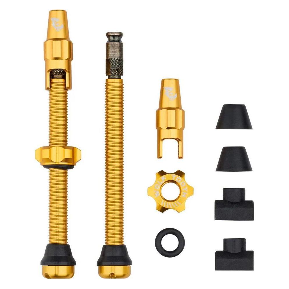 Wolf Tooth Tubeless Valve Stem Ventile, Clik Valve, 60mm, 2 Stk., gold (58324598)