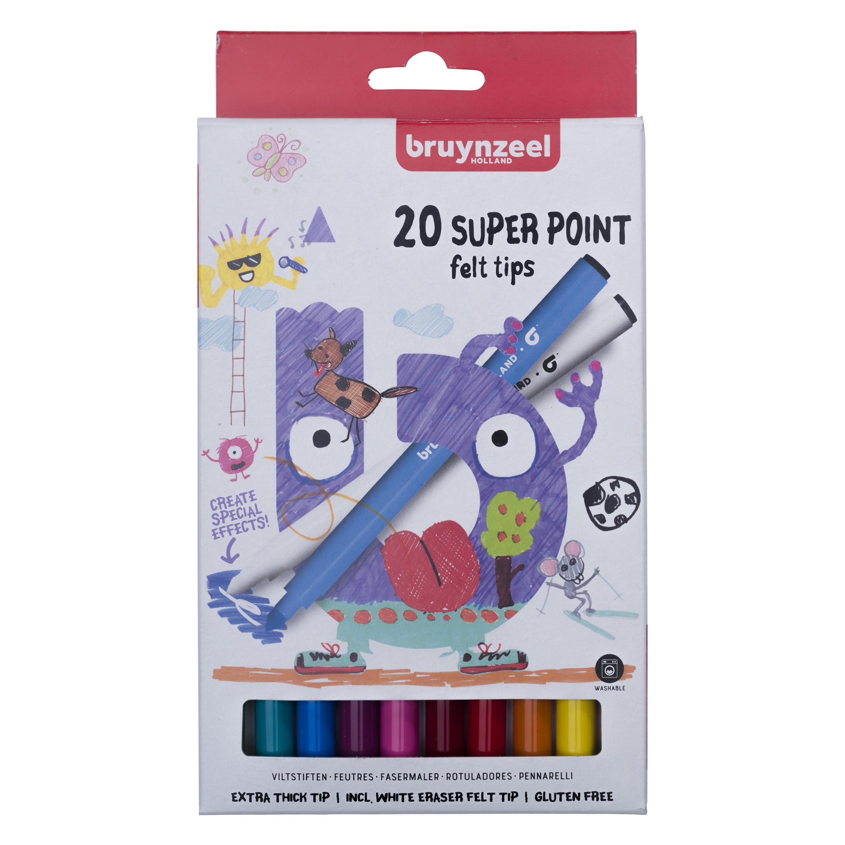 Bruynzeel Filzstifte Super Point 20St 5+ (20x) (60124120)