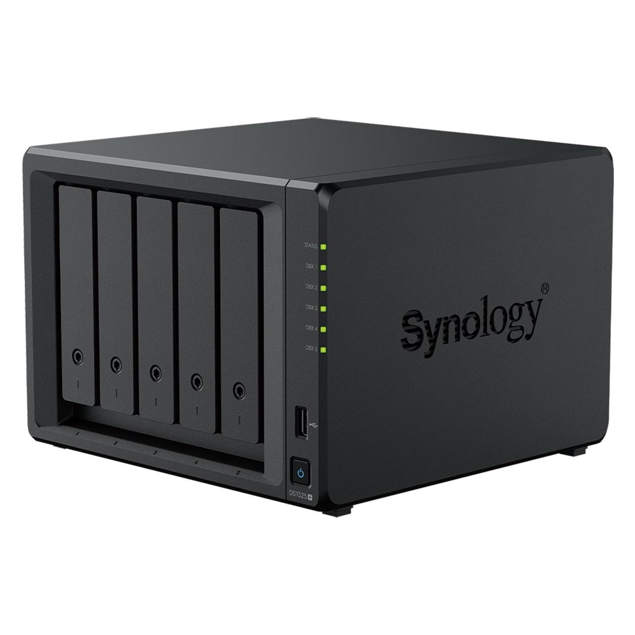Synology DS1525+ 5Bay 30TB NAS met 5x6TB Plus HDD (5 x 6 TB) (DS1525p-56SYN)