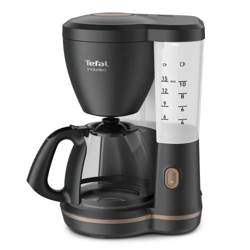 Tefal Includeo filterkoffiezetapparaat, 1,25 l, zwart