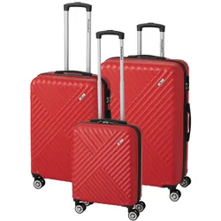 Trolley-Set "Kingston" 3-tlg. - rot