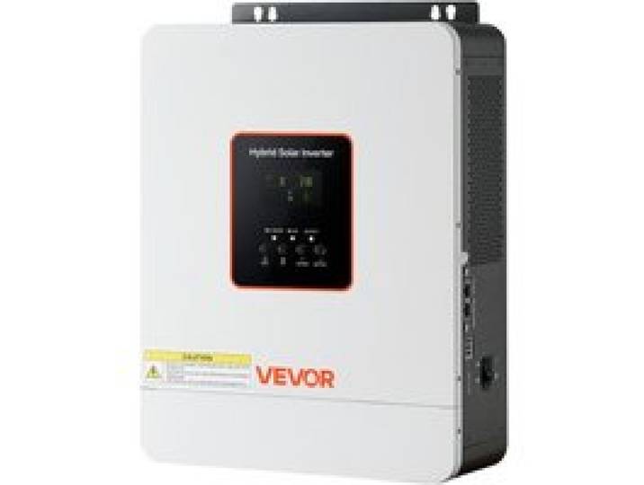 VEVOR 3000W Hybrid-Wechselrichter, 24V DC auf 230V AC, mit integriertem 80A MPPT-Solarladeregler, kompatibel mit Blei-Säure-& Lithiumbatterien, für Zuhause, RV & netzunabhängige Systeme