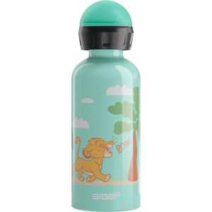 SIGG Trinkflasche KBT Simba Roar, aus Aluminium, grün, Klappdeckel und Sportverschluss, 400 ml