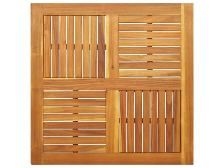 Tischplatte 90x90x2,2 cm Quadratisch Massivholz Akazie Akazie Massivholz, Tischplatte eckig 90x90, rustikaler Charme, leichte Reinigung, universelle Montage