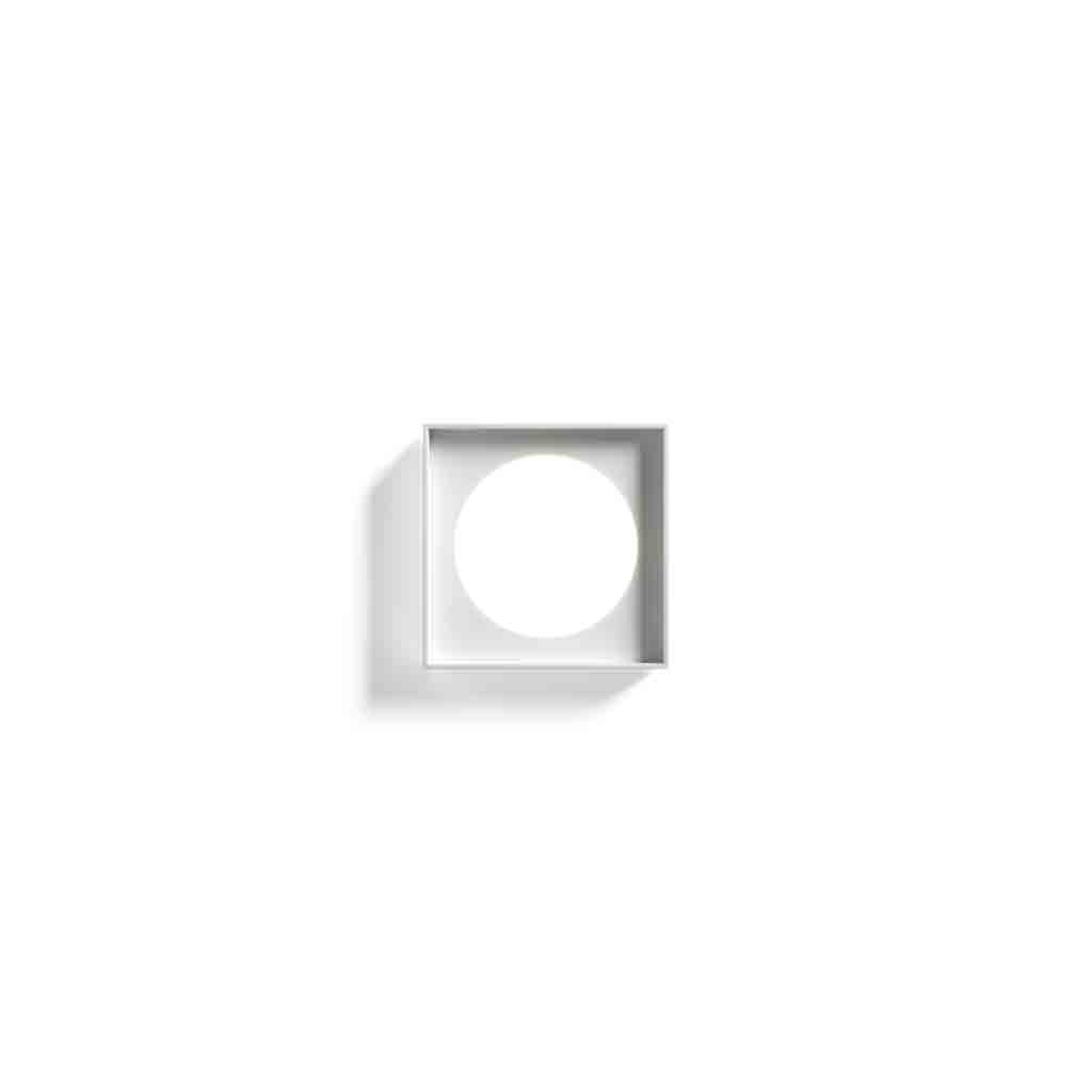 Luceplan Cassette Wandleuchte / Deckenleuchte (40 x 40cm) 40 x 40cm 1A030AW44002+1A030/010000