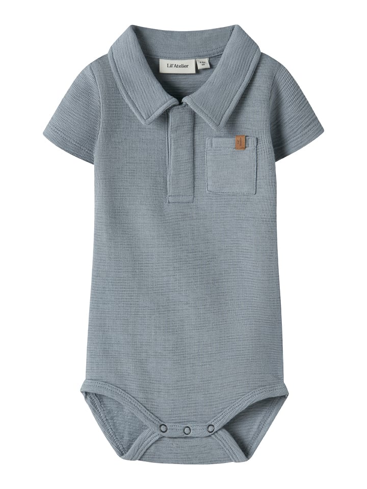 Lil Atelier Body "Falk" in Grau - 62