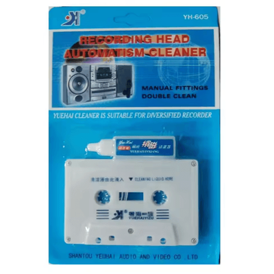 Audio Cassette Tape Head Cleaner For Car & Home Players Audio Cassette Tape Head Cleaner For Car & Home Players