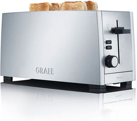 Graef Stainless Steel 4 Slice Toaster