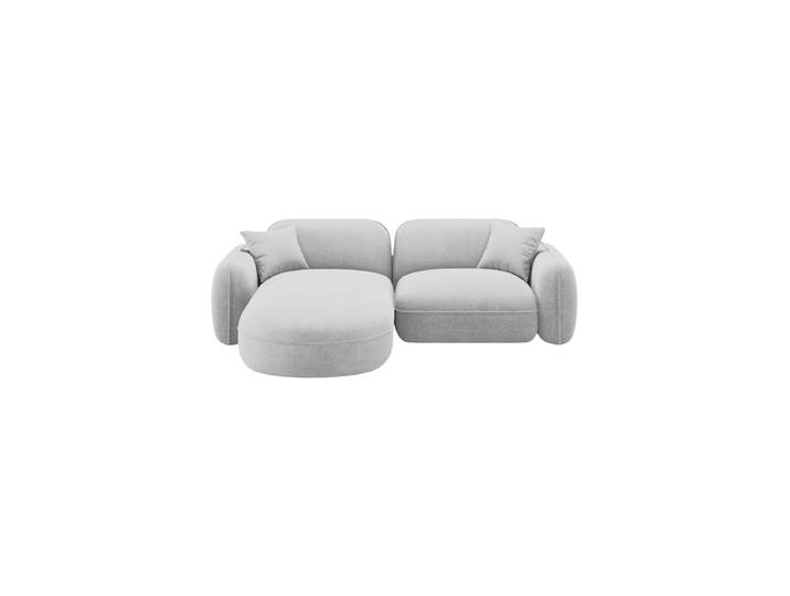 3-Sitzer Design Ecksofa „Lucien“ Strukturstoff Hellgrau CXL by Christian Lacroix
