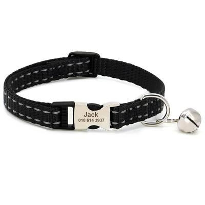 Signature Series Personalized Identity Collar 029 Black (19 30cm)