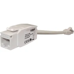TTL 1502-2-020M - Keystone Netzwerkisolator RJ45 Buchse / Stecker, 0,2m