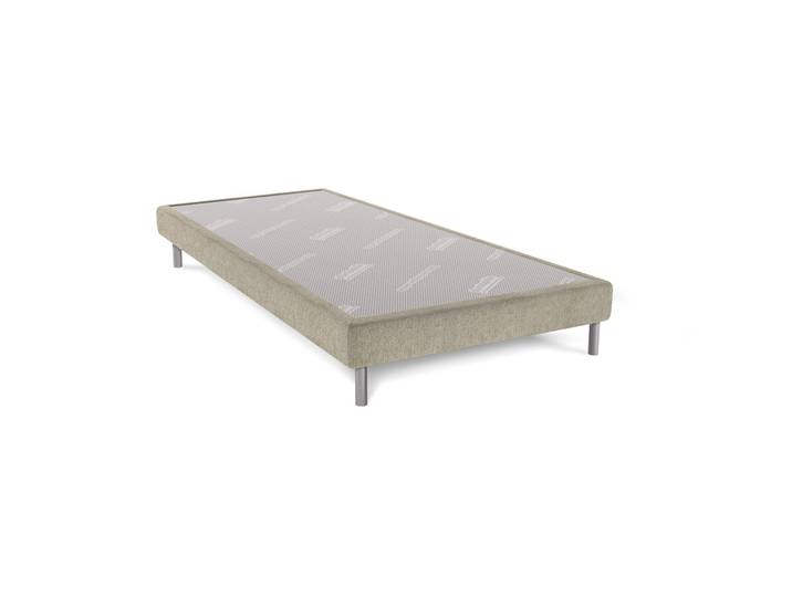 Sommier Dunlopillo Bellini beige 15 cm avec pieds 120x190