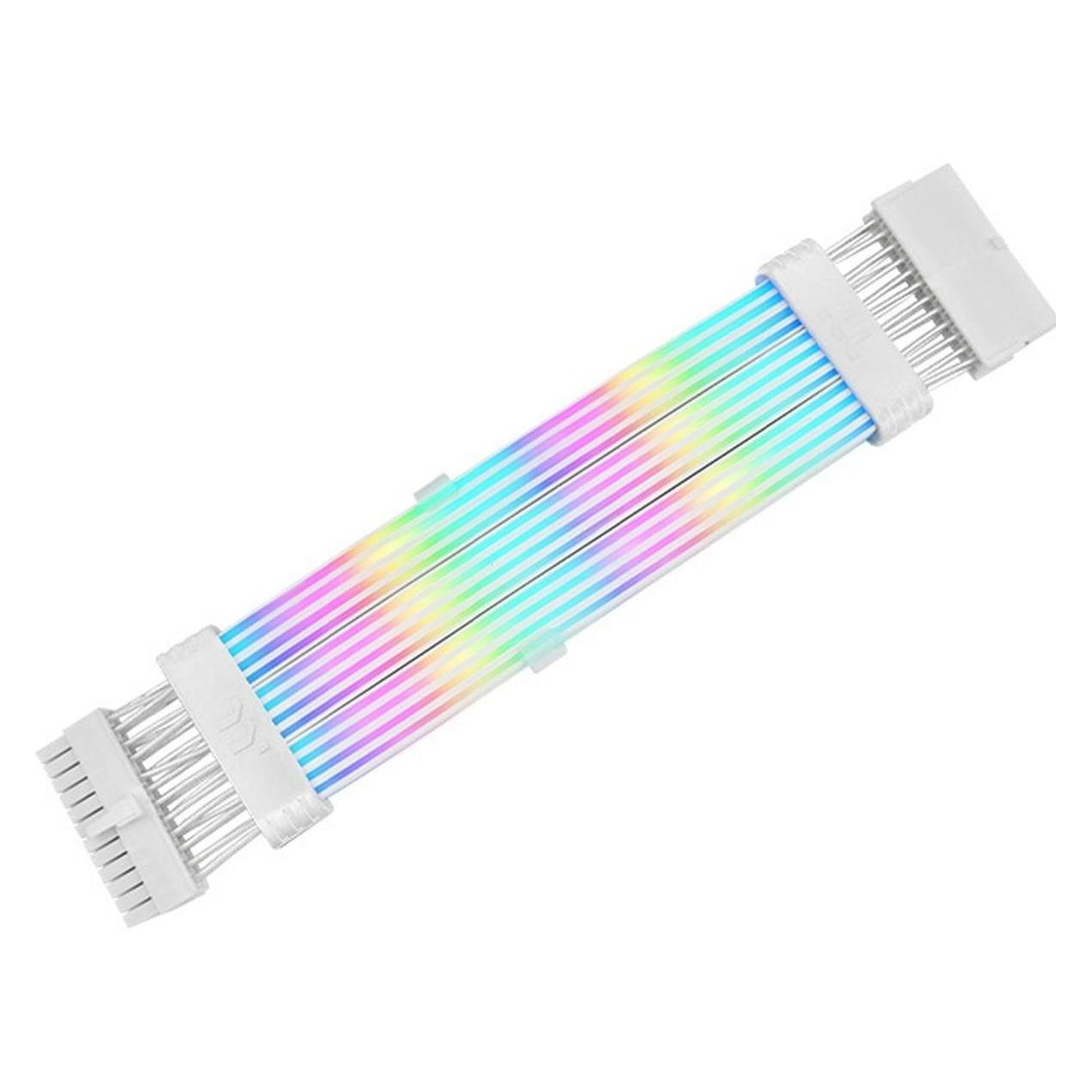 Thermaltake Mod ARGB Snow Cable 24Pin (weiss) (Weiss) (AC-081-CN6NAN-A1)