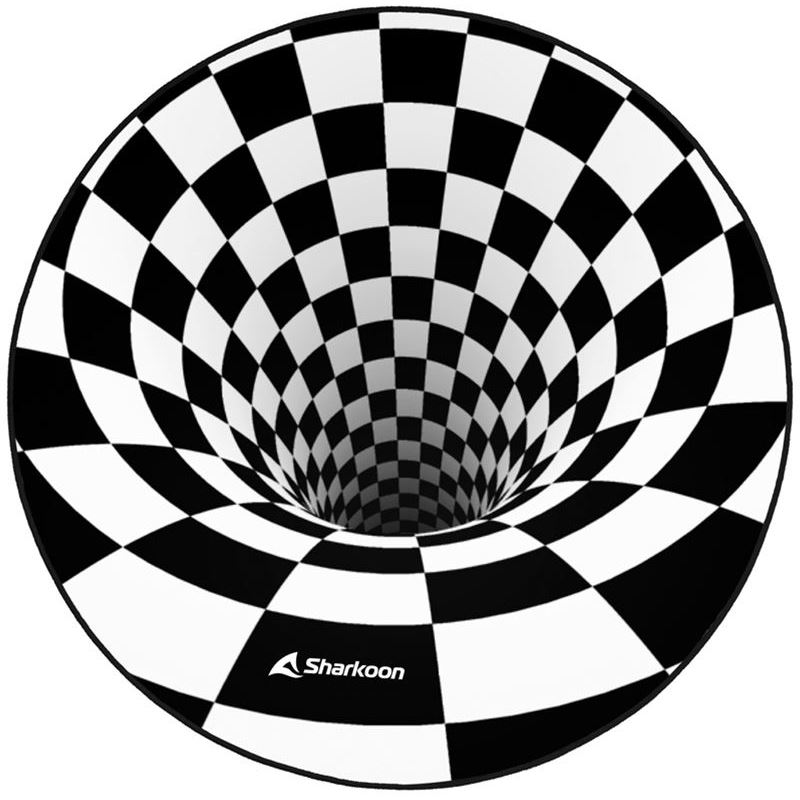 Sharkoon SKILLER SFM12 3D Vortex (schwarz/weiß, Ø 120cm)