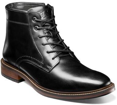 Florsheim Forge Plain Toe Lace Up Boot - Mens 13 Black Boot W