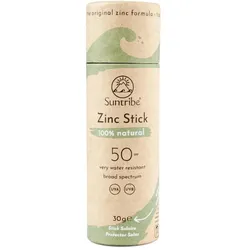 Suntribe Organic Mineralischer Sonnenstick mit Zink SPF50 mintgrün 30 g