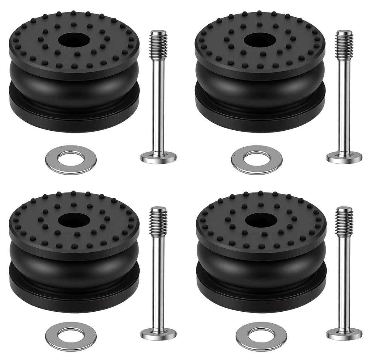 Dripio 4-delige set schokabsorberende siliconen voetjes voor H2D 3D-printers