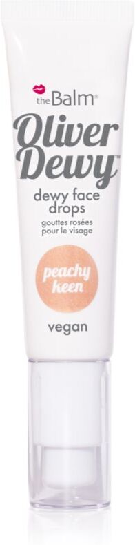 theBalm Oliver Dewy Face Drops Liquid Highlighter shade Peachy Keen 28 ml