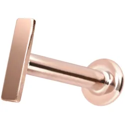 14 Karat Gold Labret mit Innengewinde BALKEN