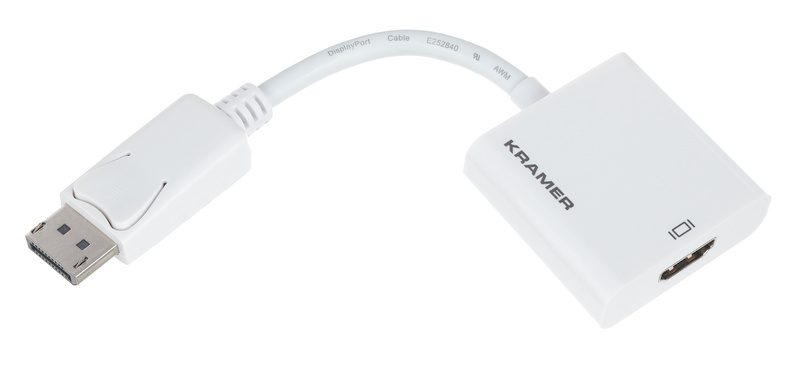 Kramer ADC-DPM/HF/UHD Adapter Cable bianco