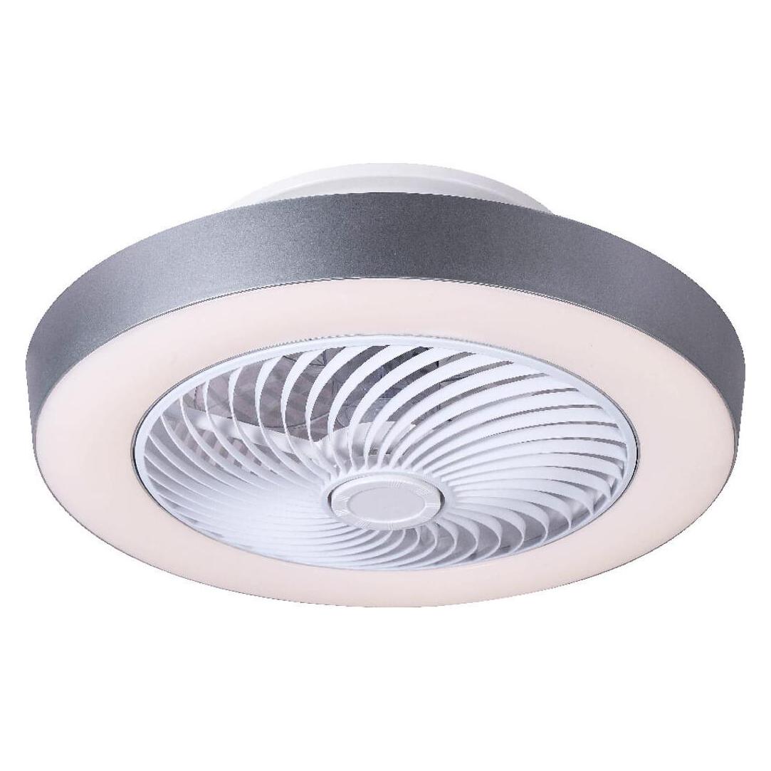 Madeira Deckenventilator mit Beleuchtung Gharra weiss/grau bis 25 m Lichtfarbe verstellbar mit Fernbedienu (47.10 dB) (31287097)