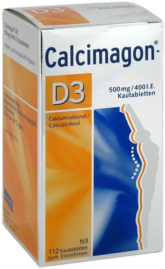 Calcimagon-D3 500mg/400 I.E. Kautabletten 112stk