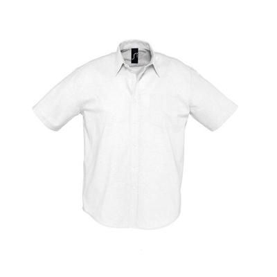 Herren Oxford-Hemd Brisbane Kurzarm | SOLO INVEST FRANCE SAS | Weiß | XL