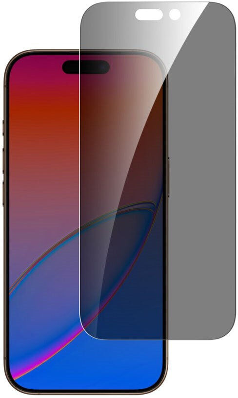 4Smarts iPhone 17 Second Glass Beskyttelsesglas m. Monteringsramme - Privacy Funktion - Gennemsigtig
