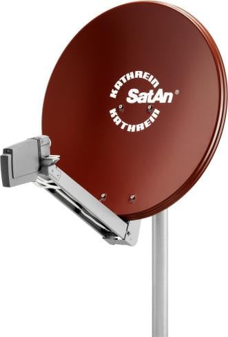 Kathrein CAS 80 satellietantenne, roodbruin