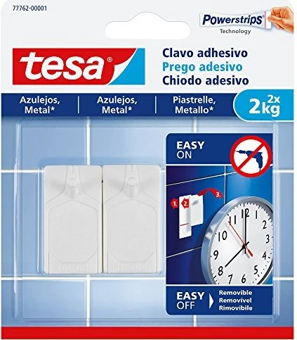 Tesa Klebenagel Fliesen & Metall bis 2kg 2St