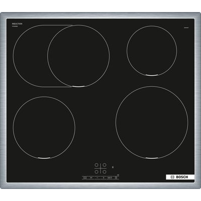 BOSCH Induktions-Kochfeld "PIF645BB5E", schwarz, B:58,3cm H:5,5cm T:51,3cm, Kochfelder, Touch select-Funktion für Bedienung per Fingerdruck