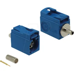 DELOCK 89701 - HF FAKRA C Buchse 21 mm (kurz) zum Crimpen