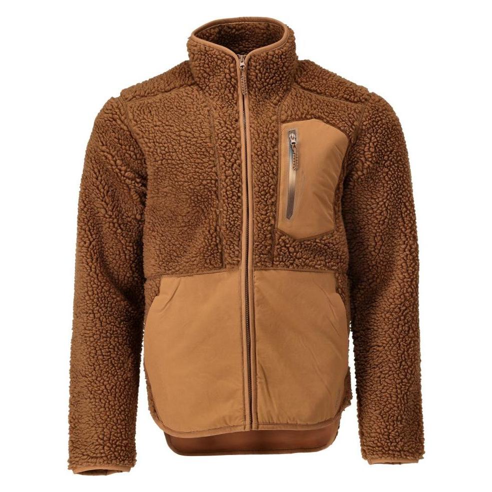 Mascot Faserpelz Jacke mit RV Nussbraun, Gr.XS (XS) (229309)