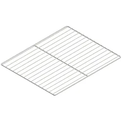 Kunststoffbeschichtete Gitter für Kühlmöbel und Gefrierschränke für Gebäck. Abmessungen 600x755 mm. Modell MNS004