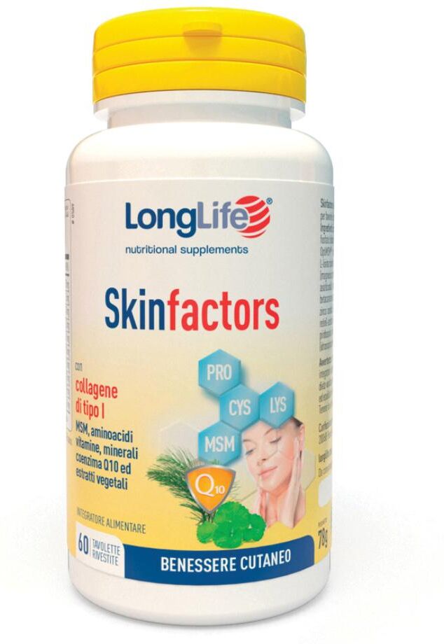 LONGLIFE Srl Phoenix Longlife, Skin Factors, 60 Tavolette