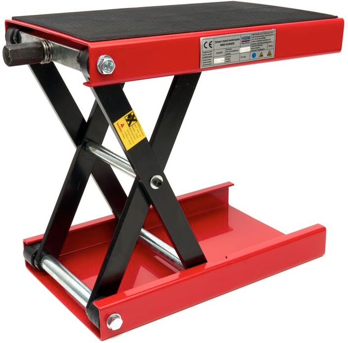 HBM 450 kg Motorradheber - Rot