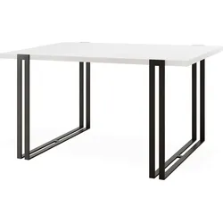 ESSTISCH Marco rechteckig ausziehbar, Weiß 160-260/90/76 cm