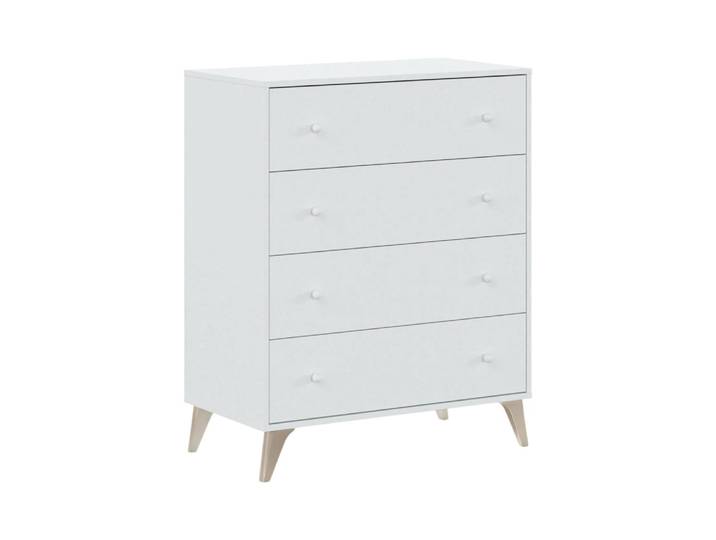 Commode effet bois blanc 78x40 cm
