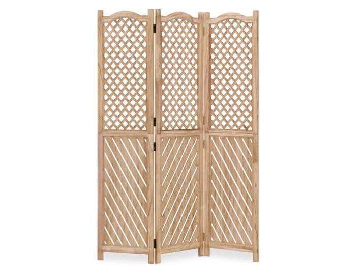 Homestyle4u 2014, Paravent Raumteiler 3 teilig Holz Trennwand spanische Wand Sichtschutz Natur