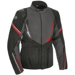 Oxford, Motorradjacke, Herren Montreal 4.0 Motorradjacke, Schwarz, Grau und Rot, S (Herren, S)