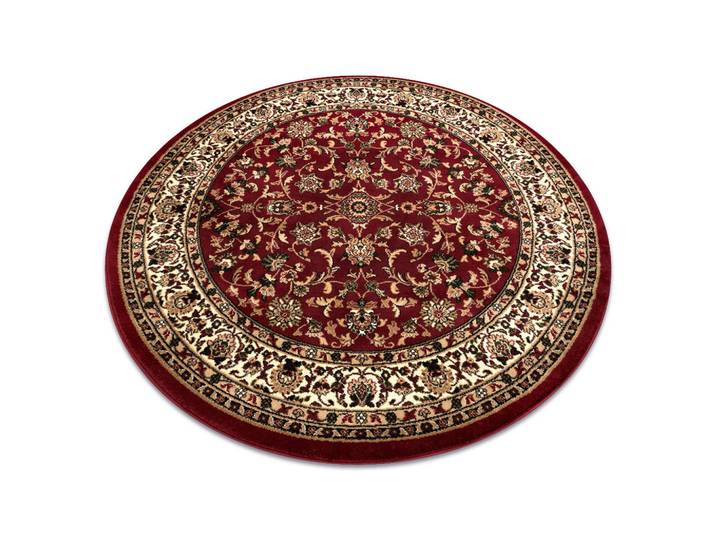 rugsX Teppich Royal 120 cm, Rot, Rund, 120x120 cm, Teppiche und Böden, Teppiche
